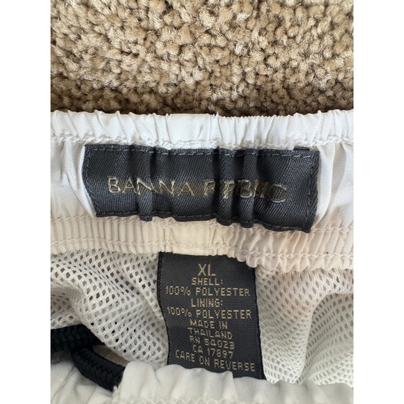 Banana Republic Women's White Cargo Track Pants Elastic Waist Lined Size XL - Picture 9 of 13